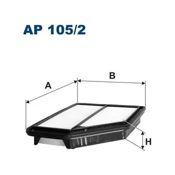 Vzduchový filtr Vzduchový filtr, , 17220RMA505, 17220RMAE00, FILTRON, AP 105/2