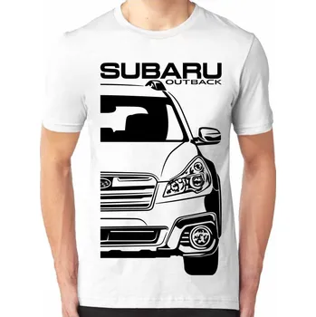 Pánské tričko Subaru Outback 5 Pánské Tričko Khaki M