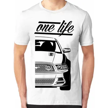 Pánské tričko Ford Mustang 5gen One Life Pánské Tričko Khaki 3XL