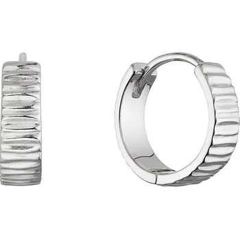 Šperk EVOLUTION GROUP CZ Stříbrné náušnice kruhy plastický vzor 61089 - 61089