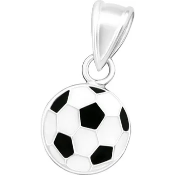Přívěsek Dětský stříbrný přívěsek - fotbalový míč