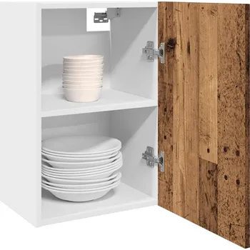 Organizace kuchyně Závěsná skříňka "Lyon" staré dřevo 40 x 31 x 60 cm, umělé dřevo