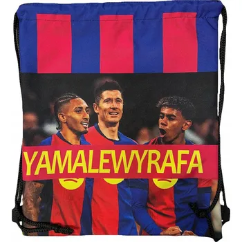 Školní sáček Raphinha Lewandowski YAMAL BARC školní vak na boty batoh NÁPIS