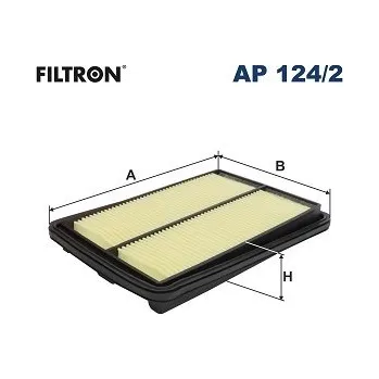 Filtr do auta Vzduchový filtr, , 165464BA1A, 165464BA1B, FILTRON, AP 124/2