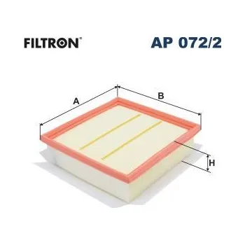 Filtr do auta Vzduchový filtr, , 13442297, 5834043, 5835127, 834848, 835166, 93188723, 93192362, 95516129, FILTRON, AP 072/2