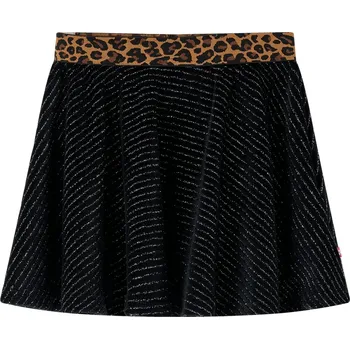 Dívčí sukně Dětská sukně s leopardím pasem černá 128