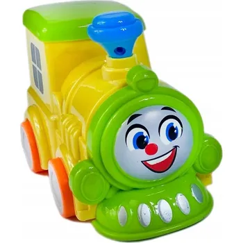 Vláček a vláčkodráha Lokomotiva Vláček Vláček s Natahovacím Pohonem 9x6,5x12 cm