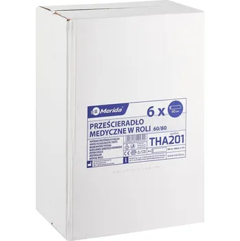 Prostěradlo Merida Prostěradlo lékařské role 60 cm x 80 m 6 ks bílé