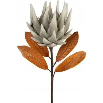 umělá květina Umělá květina dekorativní květina popelavá 76 cm Eurofirany