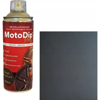 Barva ve spreji Moto Dip gumový nástřik strukturální černý mat 400ml