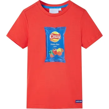 Chlapecké tričko Dětské tričko s krátkým rukávem červené 92