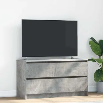 Televizní stolek TV skříňka černá 40x35x54 cm kompozitní dřevo
