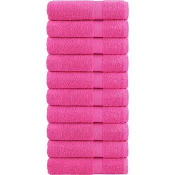 Utěrka Premium ručníky SOLUND 4 ks růžové 100 x 200 cm 600 g/m²