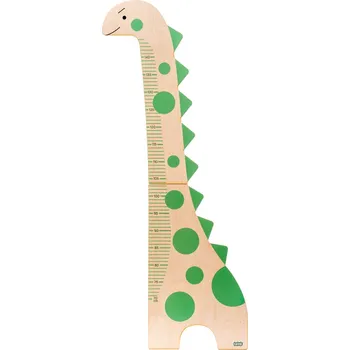 dětský metr Bajo Dřevěný nástěnný metr - Dinosaurus