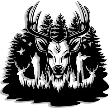 Obraz BAF Kovový znak Na lovu