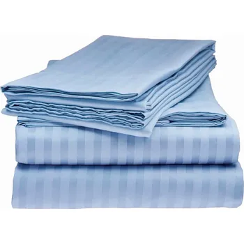 Mirtex Látka ATLAS GRADEL 170/610 Modrá 10mm hotelový pruh šíře 145cm Velkoobchod Ceník: VELKOOBCHOD: po celých rolích, bez odvíjení