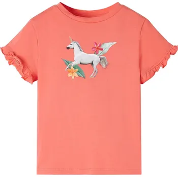 Dětské tričko s krátkým rukávem světle akvamarínové 128