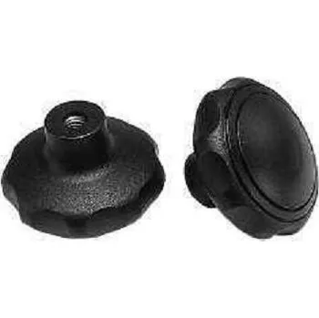 Matice plastová matice M10 9 žlábků VJW 60 černá