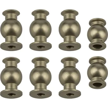 RC model FT kuličky do kloubků s oboustraným límcem, 4mm, 6 + 2 ks.