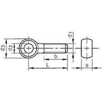 Šroub šroub M20x130 A4 NEREZ otočný částečný závit DIN 444B