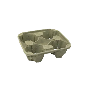 Jednorázové nádobí Podnos papírový na 4 nápoje, 130 ks