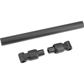 RC vybavení Podvozková trubka - zadní - 130 mm - hliníková - černá - 1 sada