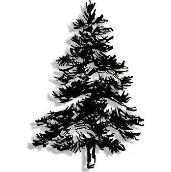 Obraz BAF Kovový znak Smrk