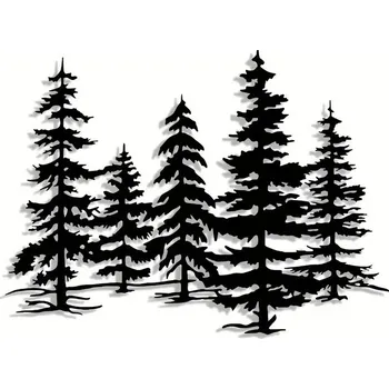 Obraz BAF Kovový znak Smrkový les