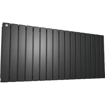 Radiátor TERMA Forte V20 designový radiátor 600 × 1254 mm, 1315 W, černá mat, připojení VP