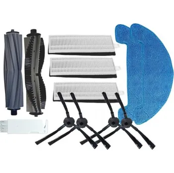 Sada příslušenství pro robotický vysavač HEPA filtry a kartáče pro vysavač ETA Aron 2512 90000 s mopy, sada 12ks