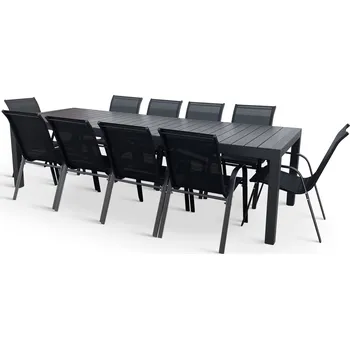 Zahradní sestava Nábytek Texim Jídelní set GRANDE PASTO + 10x židle RAMADA