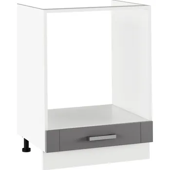 Kuchyňská skříňka Spodní sporáková skříňka, tmavě šedá/bílá, JULIA TYP 58