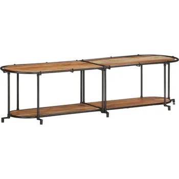 Televizní stolek TV stolek 200 x 42 x 40 cm masivní hrubé mangovníkové dřevo