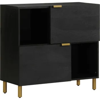 Příborník do zásuvky Příborník černý 80 x 33 x 75 cm kompozitní dřevo