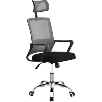 Nábytek Kancelářské křeslo, světle šedá/černá, DIKAN