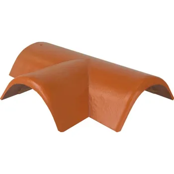 BRAMAC Hřebenáč rozdělovací levý T250 Bramac Protector s příchytkou cihlově červená