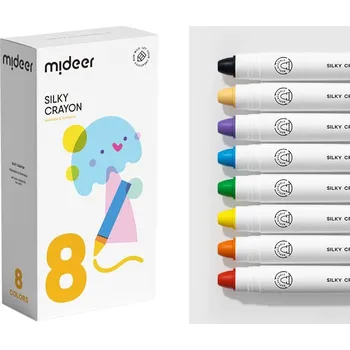 Mideer | Rychle zasychající hedvábné voskovky 8 ks