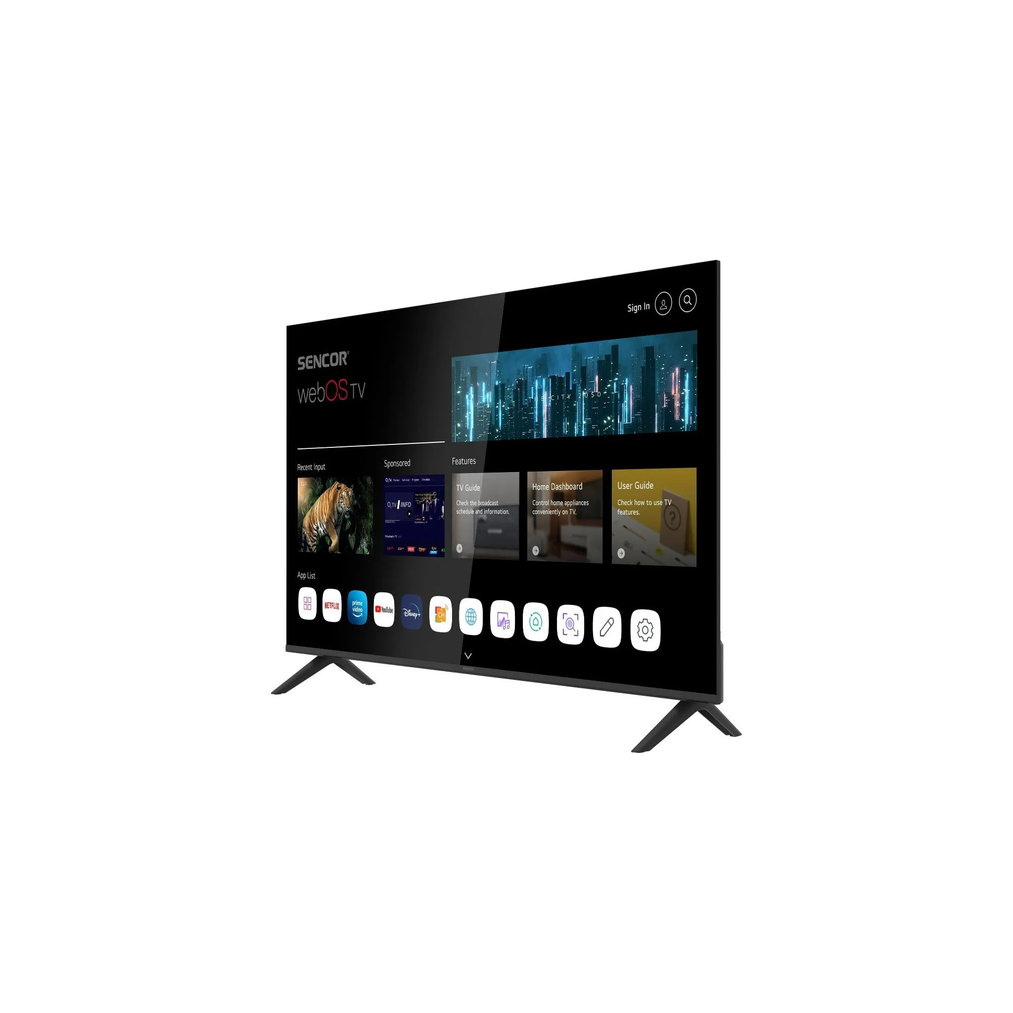 Fotografie 2 - Televizor Sencor 50" LED (SLE 50US803B)