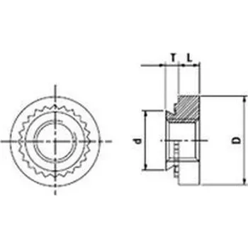 Matice matice M5-1 ZINEK 1.0 lisovací