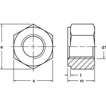 Matice matice M16 24CrMo5 (1.7218) ZINEK svorníková DIN 2510-NF