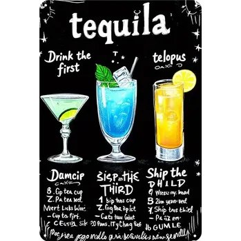 Plechová cedule BAF Plechová Tequila30 x 20 cm