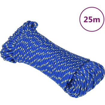 Lano Námořní lodní lano polypropylen 16 mm 250 m modré