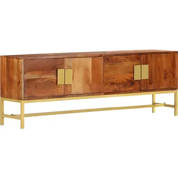 Televizní stolek TV stolek 140 x 30 x 50 cm masivní mangovníkové dřevo