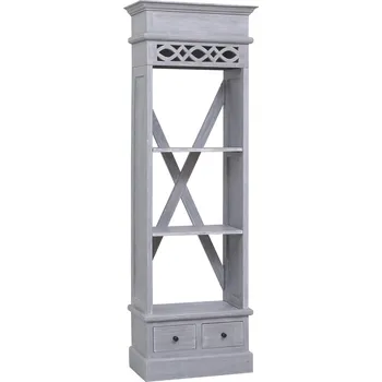 Příborník do zásuvky Komoda 60 x 30 x 175 cm masivní mahagonové dřevo