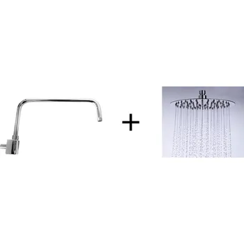 Sprchová hlavice Hopa Hlavová sprcha VESUV PLUS 50 cm + Držák hlavové sprchy W19 BAGW19+BAPG8255