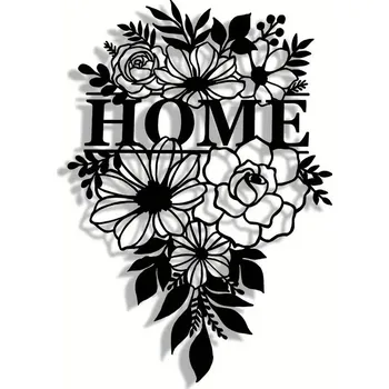 Obraz BAF Kovový znak HOME