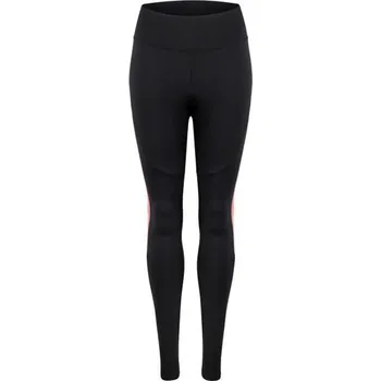 Cyklistické kalhoty FORCE Dámské kalhoty do pasu bez vložky FORCE RIDGE LADY, černo-meruňkové - L