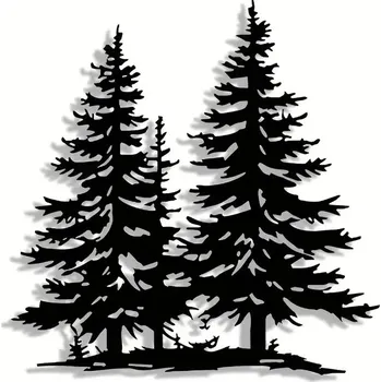 Obraz BAF Kovový znak Les