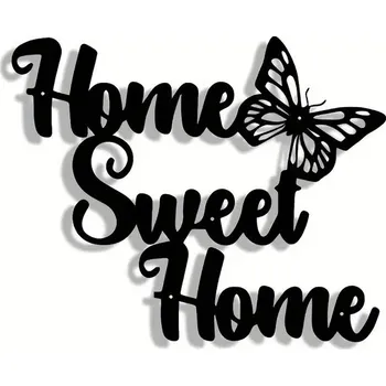 Obraz BAF Kovový znak Domov, sladký domov