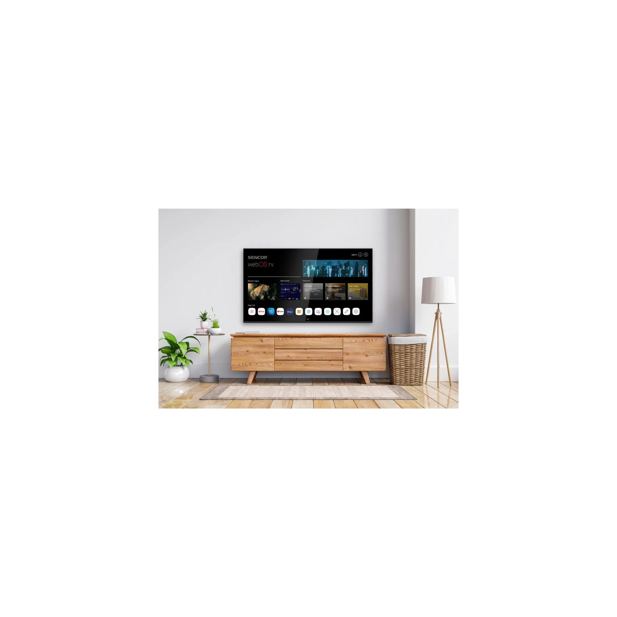 Fotografie 12 - Televizor Sencor 65" LED (SLE 65US803B)